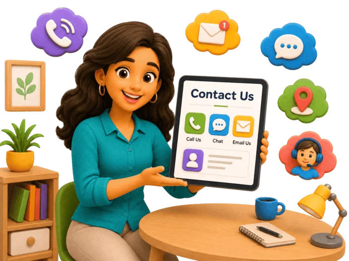 Kids studying with educational pictures